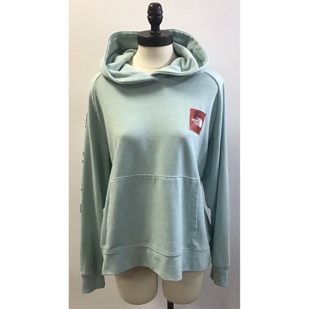 Womans The Northface Mint Green Hoodie size XXL